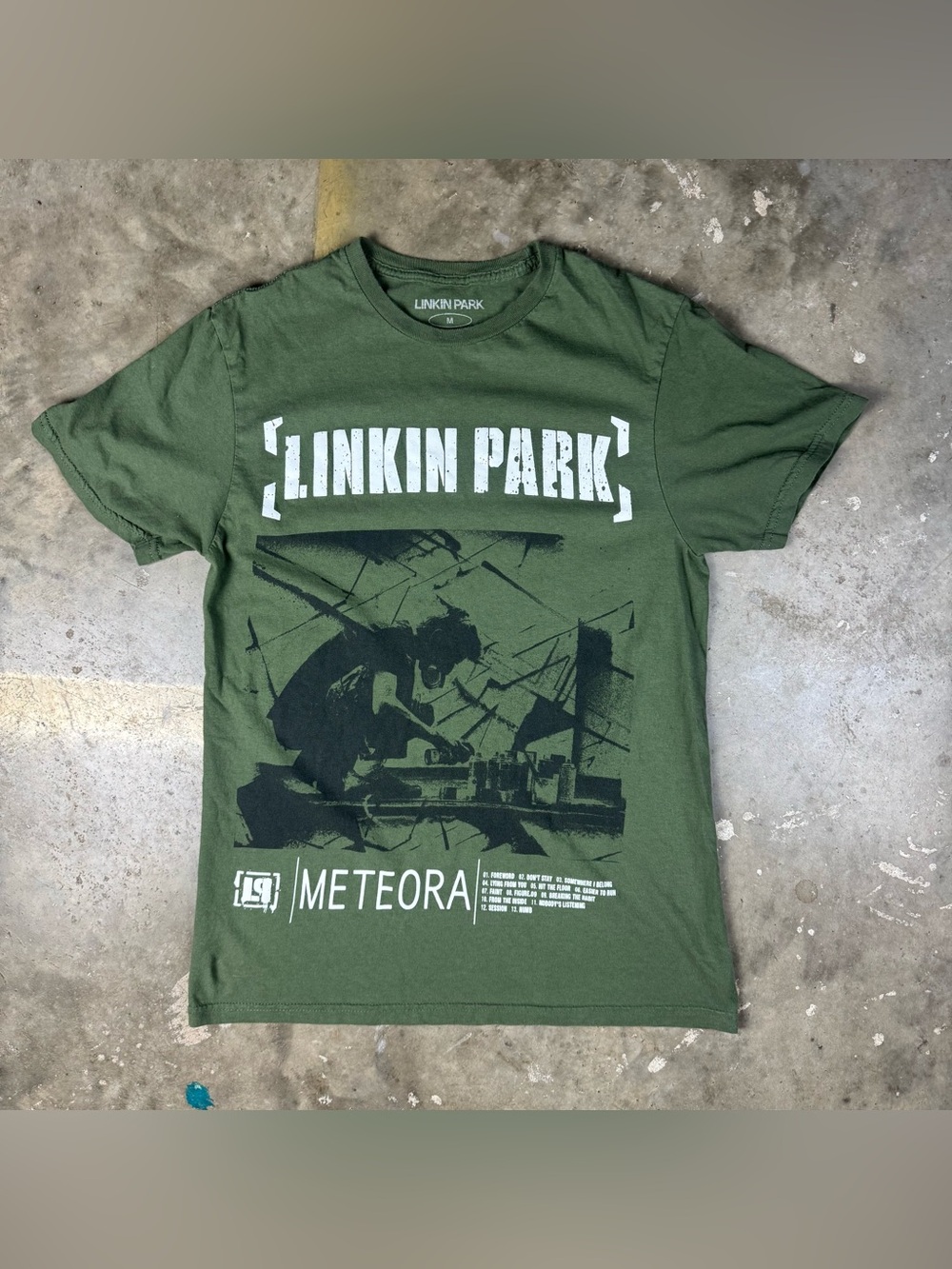 Linkin Park Meteora T-Shirt Size Medium Alternative Rocm Nu Metal 2000s Grunge